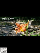 You're Not Alone piano sheet music cover